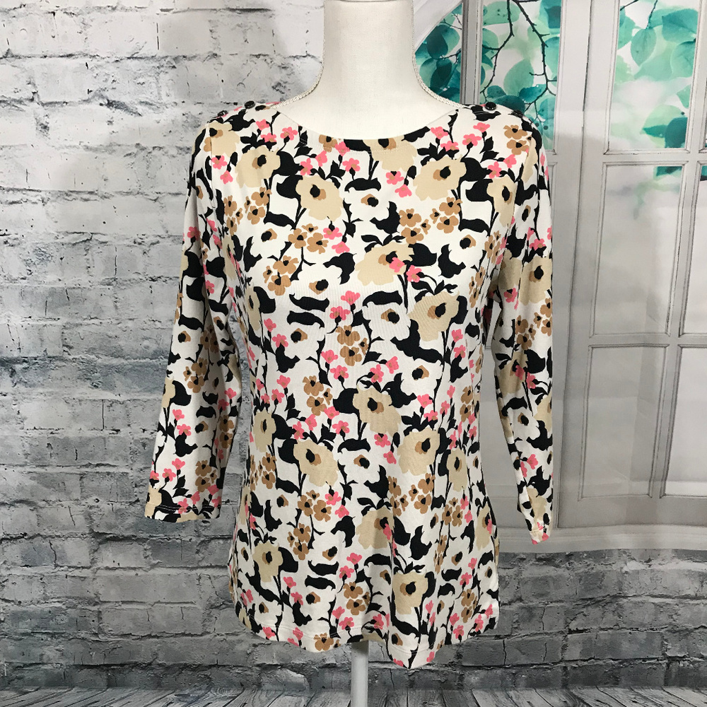 Lands End Top Blouse Sz M/P (A16)